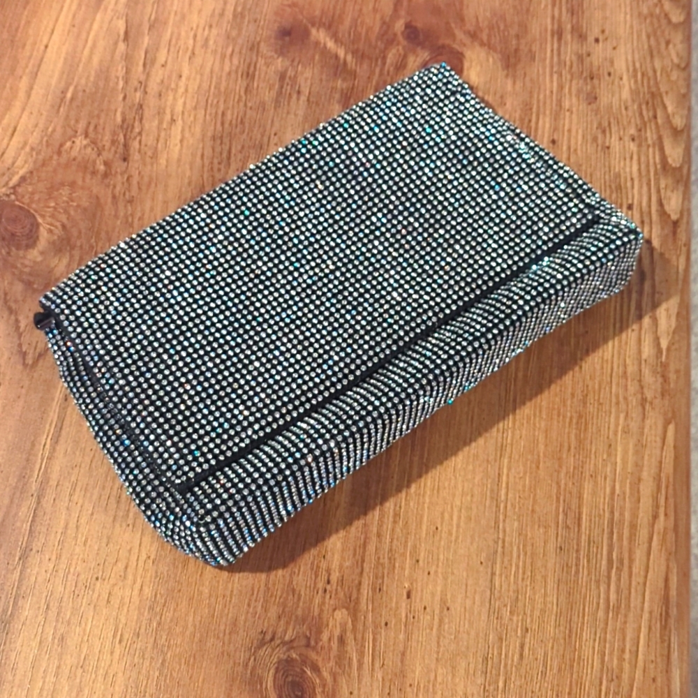 TopShop Crystal Bag with long metal handle